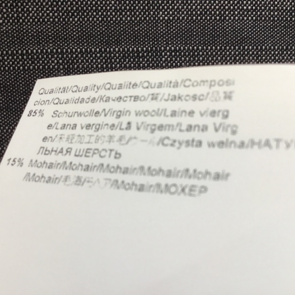 BOSS Hugo Boss Grey Pinstriped Career Blazer - Picture 3 of 3